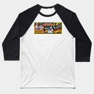 Mystery Science 3-Episode Banner - Series 12 Baseball T-Shirt